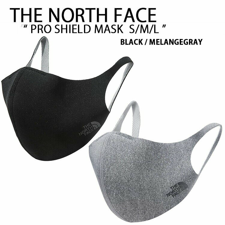 THE NORTH FACE ノースフェイス マスク PRO SHIELD MASK BLACK GRAY 洗えるマスク クール 冷感 抗菌 消臭 洗濯 衛生マスク ブラック グレー メンズ レディース NA5AM15/16/17 NA5AM60 NA5AM61 NA5AM62【中古】未使用品 LPL