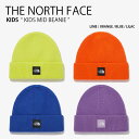THE NORTH FACE ノースフェイス キッズ ニット帽 KIDS MID BEANIE ミッド ビーニー 帽子 ニットキャップ キャップ ロゴ カジュア...