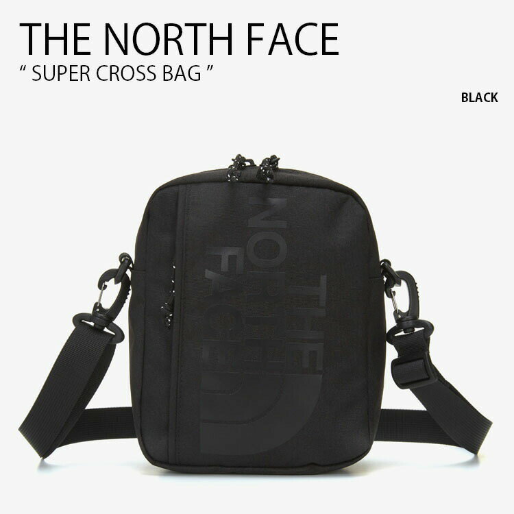 THE NORTH FACE ノースフェイス ショルダーバッグ SUPER CROSS BAG スーパー クロス バッグ クロスバッグ ミニバッグ ロゴ ブラック メンズ レディース 男性用 女性用 男女共用 NN2PN65J【中古】未使用品