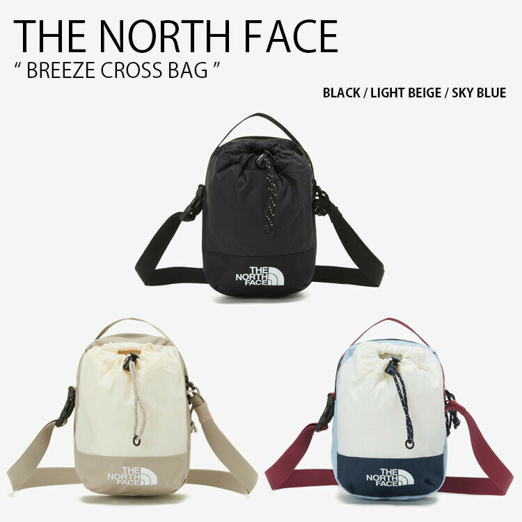 THE NORTH FACE ノースフェイス クロスバッグ BREEZE CROSS BAG ブリーズ クロス バッグ ショルダーバッグ ショルダーポーチ 肩掛け ロゴ ストリート カジュアル ブラック ベージュ ネイビー メンズ レディース 男性用 女性用 NN2PP08A/B/C【中古】未使用品