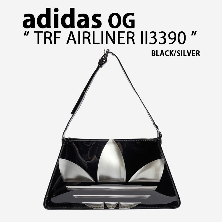 adidas Originals アディダス ハンドバッグ MINI AIRLINER BAG II3390 エアーライナー BLACK ミニバッグ ライナーバッグ ブラック レディースバッグ【中古】未使用品