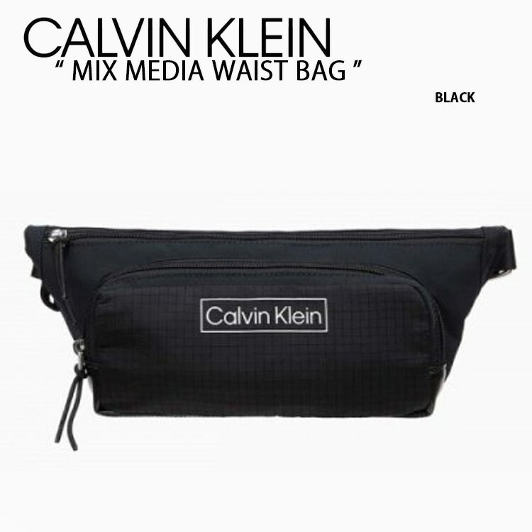 Calvin Klein JoNC EGXgobO MIX MEDIA WAIST BAG BLACK CK S EGXg|[` | obO 40W0450 010yÁzgpi