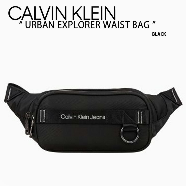 Calvin Klein JoNC EGXgobO URBAN EXPLORER WAIST BAG BLACK CK S EGXg|[` | obO HH3521 001yÁzgpi