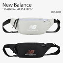 New Balance ニューバランス ボディバッグ ESSENTIAL SUPPLE HIP S エッセンシャル サプル ヒップ バッグ ウエストバッグ ヒップサック かばん ロゴ カジュアル ストリート グレー ブラック メンズ レディース 男女兼用 男性用 女性用 NBGCDAE105【中古】未使用品(4)