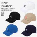 New Balance ニューバランス ベースボールキャップ ESSENTIAL COVERALL 66 STACKED CAP エッセンシャル カバーオール ...