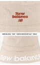 New Balance ニューバランス キッズ バケットハット SEERSUCKER BACKET HAT シアサッカー バケット ハット 帽子 バケハ あごひも付き カジュアル ストリート 屋外活動 ホワイト ベージュ 子供用 男の子 女の子 NK8BDS206U【中古】未使用品 2