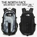 THE NORTH FACE ノースフェイス バックパック BACKPACK HOT SHOT 28L バックパック リュック GRAY BLACK 28リットル PC収納 パソコン収納 登山 通勤 通学 NM2DP01A/D【中古】未使用品