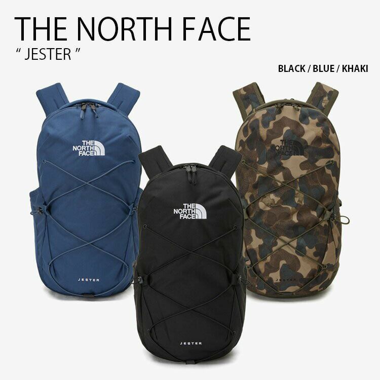 THE NORTH FACE ノースフェイス リュック JESTER ジェスター バックパック バッグ リュックサック デイパック 登山 ブラック ブルー カーキ カモフラージュ 迷彩柄 メンズ レディース 男性用 女性用 男女共用 NM2SP70A/B/C【中古】未使用品