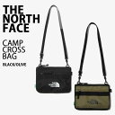 THE NORTH FACE ノースフェイス クロスバッグ サコッシュ CAMP CROSS BAG バッグ ミニバッグ ミニポーチ BLACK OLIVE ポーチ ミニバッグ かばん ロゴ カジュアル ブラック オリーブ NN2PP64A/B【中古】未使用品