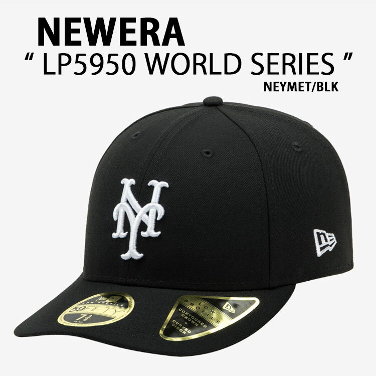 NEWERA ニューエラ キャップ PCV LOW PROFILE 59FIFTY MLB WORLD SERIES 2024 NEYMET メッツ BLACK ベースボールキャップ 帽子 ブラック ワールドシリーズ 14205756未使用品