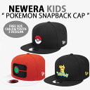 NEWERA ニューエラ キャップ キッズ 子供用 K950 POKEMON 92 ポケモン サトシの帽子 モンスターボール ピカチュウとロゴ フリーサイズ キ...