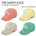 THE NORTH FACE ノースフェイス ベースボールキャップ LOGO BALL CAP WASHED ロゴ ボール キャップ ウォッシュド 帽子 カジュアル ストリート スポーツ WHITELABEL オレンジ イエロー ベージュ グリーン メンズ レディース 男性用 女性用 NE3CQ00M/N/O/P【中古】未使用品(4)