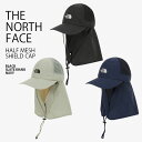 THE NORTH FACE ノースフェイス ベースボールキャップ HALF MESH SHIELD CAP ハーフ メッシュ シールド キャップ 帽子 日よけ...