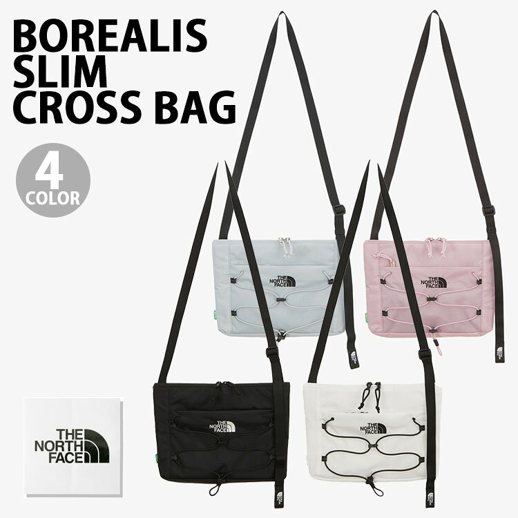 THE NORTH FACE ノースフェイス クロスバッグ サコッシュ BOREALIS SLIM CROSS BAG ボレアリス スリムクロスバッグ BLACK WHITE GRAY LILAC バッグ ミニバッグ ミニポーチ ポーチ ミニバッグ NN2PR02A/B/C/D【中古】未使用品