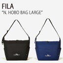 FILA フィラ ショルダーバッグ N. HOBO BAG LARGE バッグ ショルダー カバン メッセンジャーバッグ 斜め掛け ブラック ミディーバルブルー メンズ レディース 男女共用 FS3BCD6331X_BLK FS3BCD6331X_MUE【中古】未使用品