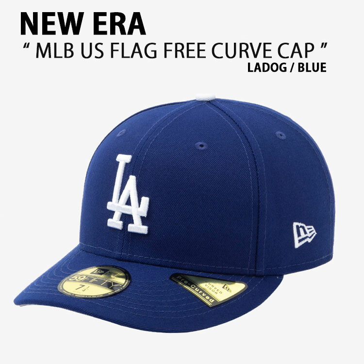 NEW ERA ニューエラ キャップ 59FIFTY MLB US FLAG FREE CURVED CAP LADOG 星条旗 ドジャース ベースボールキャップ 帽子 フリーカーブ USAフラッグ ブルー 大谷翔平 12873021のサムネイル