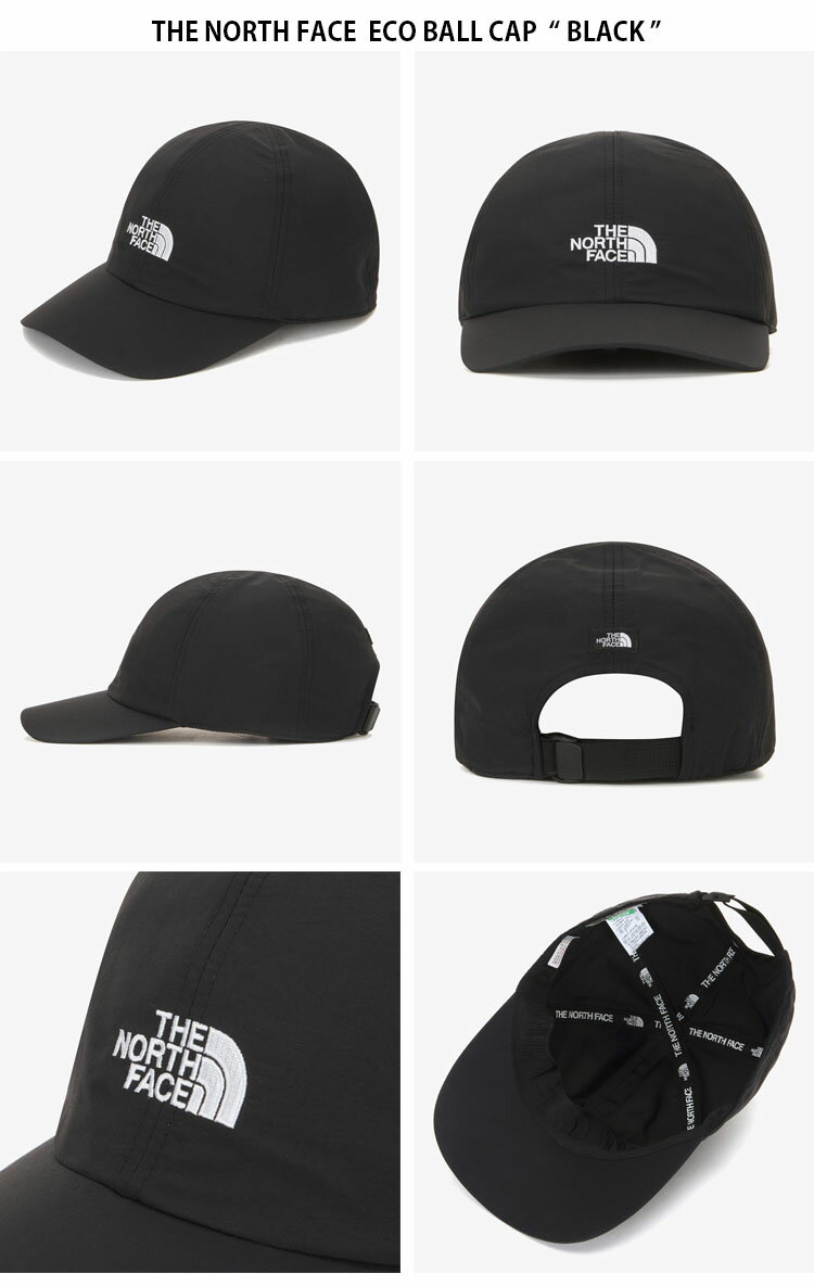 THE NORTH FACE ノースフェイス ベースボールキャップ ECO BALL CAP エコ ボール キャップ 帽子 アウトドア ロゴ ストリート カジュアル WHITELABEL ホワイトレーベル メンズ レディース NE3CN02J/K/L/M【中古】未使用品 3