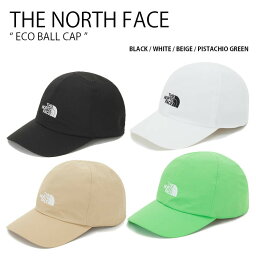 THE NORTH FACE ノースフェイス ベースボールキャップ ECO BALL CAP エコ ボール キャップ 帽子 アウトドア ロゴ ストリート カジュアル WHITELABEL ホワイトレーベル メンズ レディース NE3CN02J/K/L/M【中古】未使用品