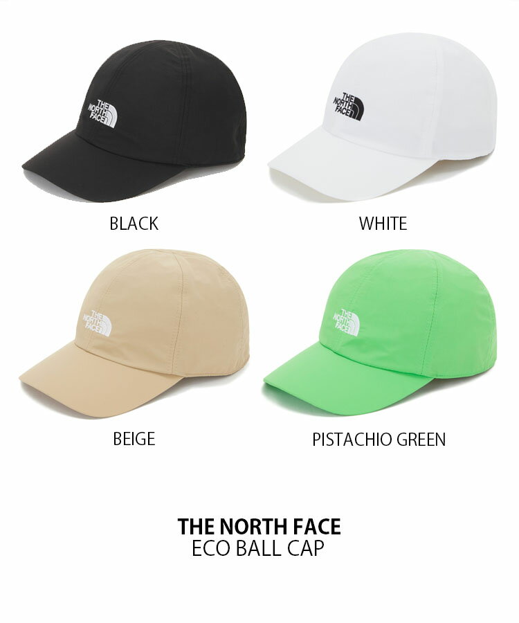 THE NORTH FACE ノースフェイス ベースボールキャップ ECO BALL CAP エコ ボール キャップ 帽子 アウトドア ロゴ ストリート カジュアル WHITELABEL ホワイトレーベル メンズ レディース NE3CN02J/K/L/M【中古】未使用品 2