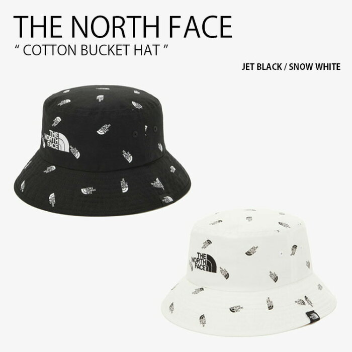 【ポイント2倍】THE NORTH FACE ノースフェイス バケットハット COTTON BUCKET HAT コットン バケット ハット バケハ 帽子 サファリハット コットンハット プリント 総柄 アウトドア メンズ レディース 男性用 女性用 男女共用 NE3HN01K/M【中古】未使用品