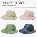 NORTH FACE ノースフェイス レディース バケットハット W'S 2WAY BRIM HAT ブリム ハット バケハ 帽子 サファリハット サンキャップ...