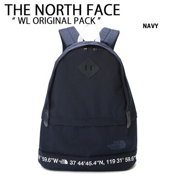 THE NORTH FACE ノースフェイス バックパック WL ORIGINAL PACK オリジナルパック バッグ リュック デイパック カバン リュックサック PC収納 リュック ネイビー 通勤 通学 NM2DK04K【中古】未使用品