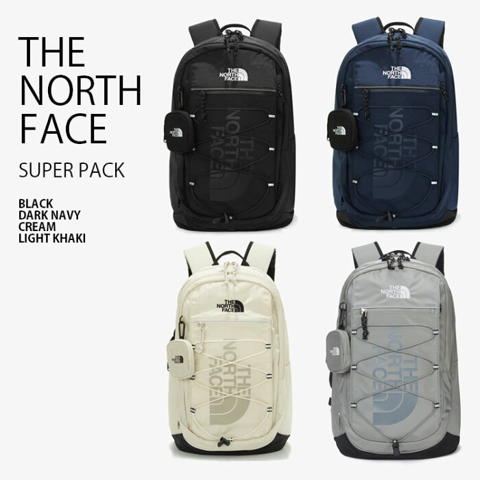 【ポイント2倍】THE NORTH FACE ノースフェイス リュック SUPER PACK スーパーパック バッグパック バッグ BAG BACKPACK WHITELABEL ブラック ネイビー ホワイト カーキ 通学 通勤 メンズ レディース ユニセックス NM2DN01J/K/L/M NM2DN60J/K【中古】未使用品