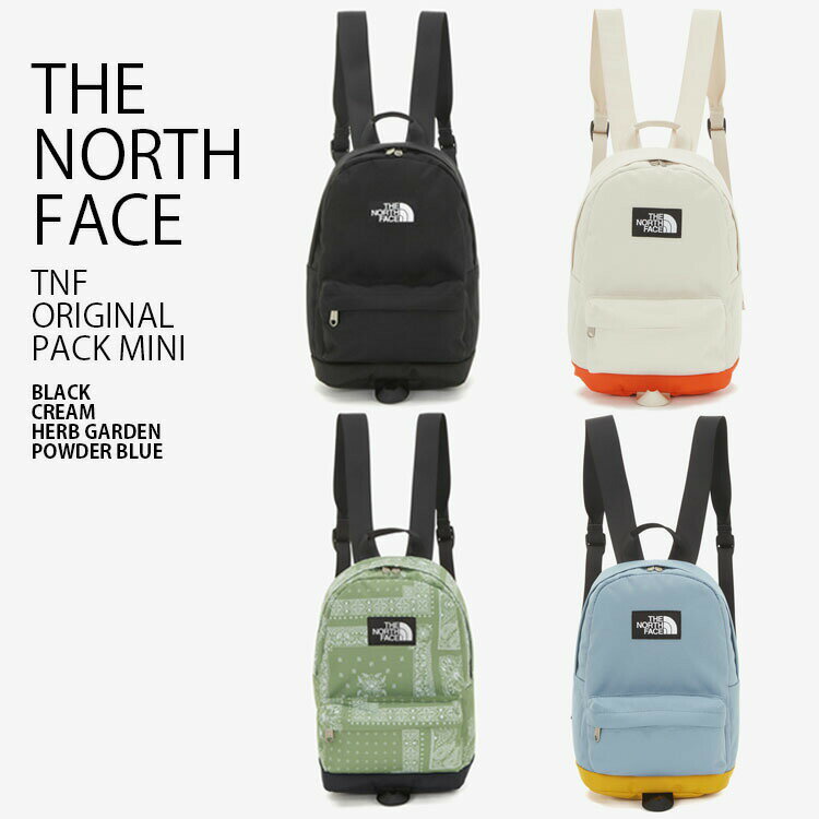 THE NORTH FACE ノースフェイス リュック TNF ORIGINAL PACK MINI DAYPACK MINI オリジナル パック ミニ バッグパック バッグ デイパック ブラック クリーム グリーン ブルー 通学 通勤 メンズ レディース 男女共用 NM2DN07【中古】未使用品