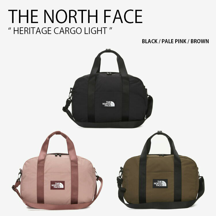 THE NORTH FACE ノースフェイス カーゴバッグ HERITAGE CARGO LIGHT ボストンバッグ トラベルバッグ ビジネスバッグ 肩掛け ブラック ピンク ブラウン 通勤 通学 メンズ レディース 男性用 女性用 男女共用 NN2FN55A/B/C【中古】未使用品