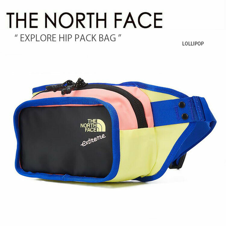 THE NORTH FACE ノースフェイス EXPLORE HIP PACK BAG エクスプロール ウェストバッグ メッセンジャーバッグ バッグ ポーチ 肩掛け ロリポップ NN2HL30B メンズ レディース 男女共用 男性用 女性用【中古】未使用品