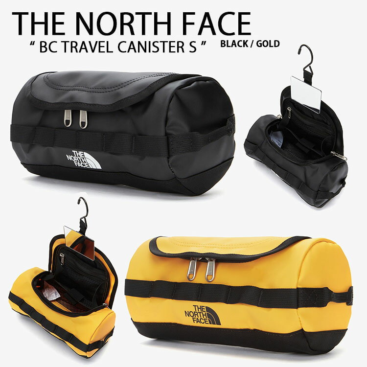 THE NORTH FACE ノースフェイス キャニスターバッグ BC TRAVEL CANISTER S トラベルバッグ ボストンバッグ サブバッグ ミニバッグ ドラムバッグ スーツケース 防水 ブラック イエローNN2PN39A NN2PN39B【中古】未使用品