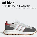 adidas アディダス スニーカー RETROPY E5 GW0558 レトロピー E5 WHITE GREY ホワイト グレー メンズ レディース 男性用 ...