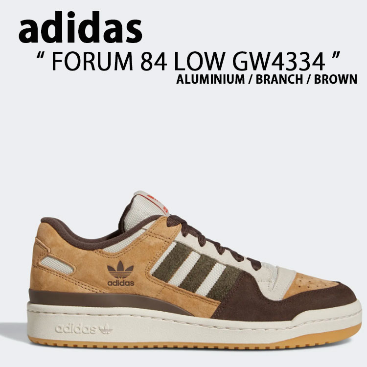 adidas アディダス スニーカー FORUM 84 LOW GW4334 フォーラム84 ロー BROWN ブラウン メンズ レディース 男性用 女性用 男女兼用【中古】未使用品