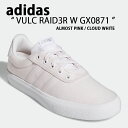 adidas アディダス スニーカー レディース VULC RAID3R GX0871 PINK バルクレーダー スケートボード ピンク スケボーシューズ ウィンメンズ 女性用【中古】未使用品