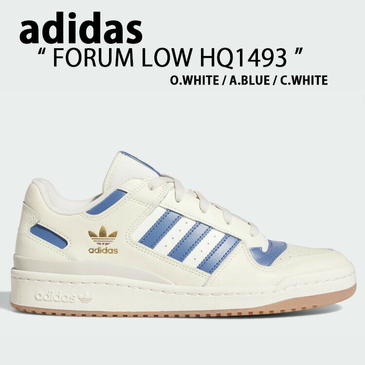 adidas AfB_X Xj[J[ FORUM LOW HQ1493 tH[[ {v U[ V[Y WHITE BLUE CREAM u[ zCg N[ V[Y NVbN Y fB[X jp pyÁzgpi