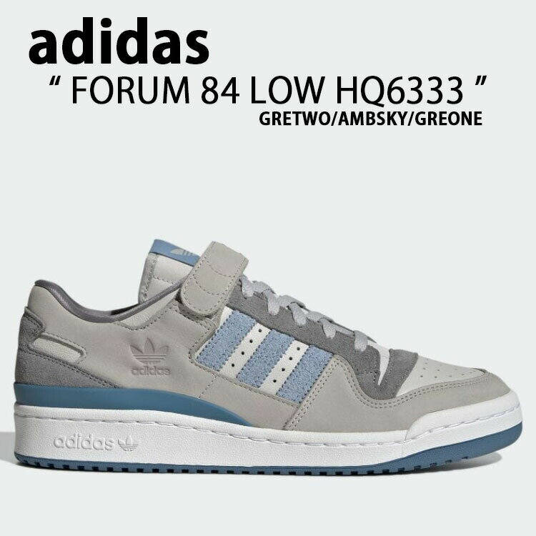 adidas Originals AfB_X IWiX Xj[J[ FORUM 84 LOW HQ6333 tH[ 84 [ Grey Sky O[ XJC Y fB[X jp p jpyÁzgpi