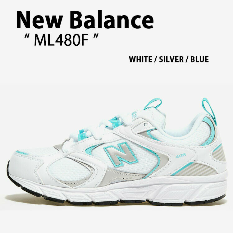 New Balance ニューバランス スニーカー ML408F NEWBALANCE ML408 WHITE SILVER BLUE シューズ ホワイト シルバー ブルー ダッドシューズ メンズ レディース 男性用 女性用未使用品