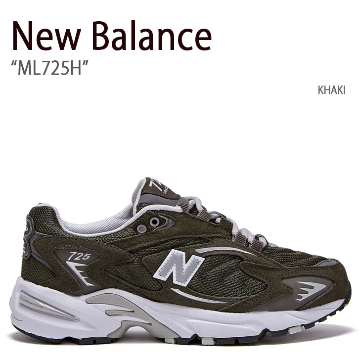 New Balance ニューバランス スニーカー 725 KHAKI カーキ メンズ レディース 男性用 女性用 男女兼用 ML725H【中古】未使用品