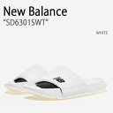 New Balance ニューバランス サンダル 6301 WHITE メンズ レディース 男性用 女性用 SD6301SWT【中古】未使用品
