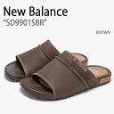 New Balance ニューバランス サンダル 9901 BROWN メンズ レディース 男性用 女性用 SD9901SBR【中古】未使用品(4)