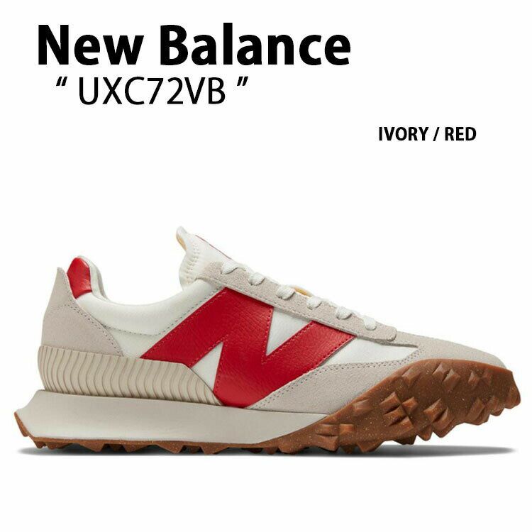 New Balance j[oX Xj[J[ UXC72VB NEWBALANCE UXC72 IVORY RED V[Y {v U[ AC{[ O[ rbON Y fB[X jp pyÁzgpi