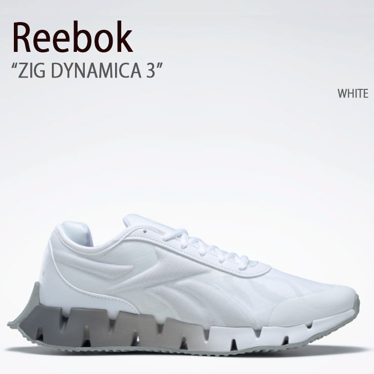 REEBOK リーボック スニーカー ZIG DYNAMICA 3 GY1477 ジグダイナミカ3 WHITE ホワイト メンズ 男性用【中古】未使用品