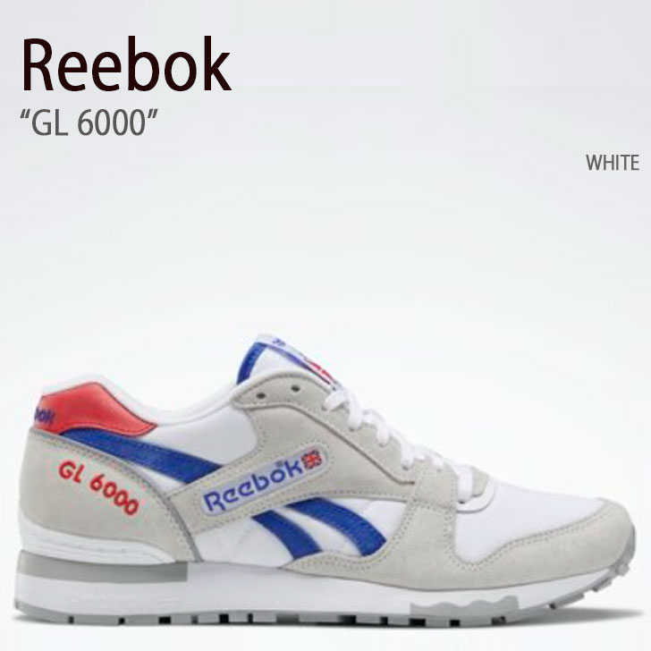 REEBOK [{bN Xj[J[ GL 6000 GZ0542 W[G6000 WHITE BLUE zCg u[ Y fB[X jp p jpyÁzgpi