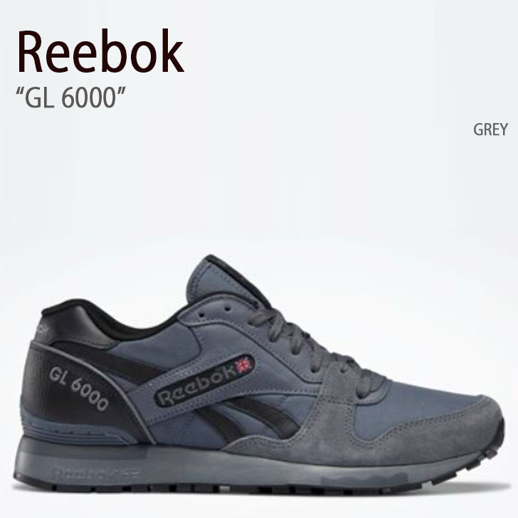 REEBOK リーボック スニーカー GL 6000 GZ3124 ジーエル6000 GREY BLACK グレー ブラック メンズ レディース 男性用 女性用 男女兼用【中古】未使用品