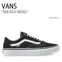 VANS バンズ スニーカー SK8 OLD SKOOL BLACK WHITE オールドスクール ヴァンズ シューズ メンズ レディース VN0A5FCBY28【中古】未使用品