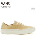 VANS バンズ スニーカー CIRCLE VEE VN0A4BWLBD7 サークルビー BEIGE ベージュ メンズ レディース 男性用 女性用 男女兼用【中古】未使用品