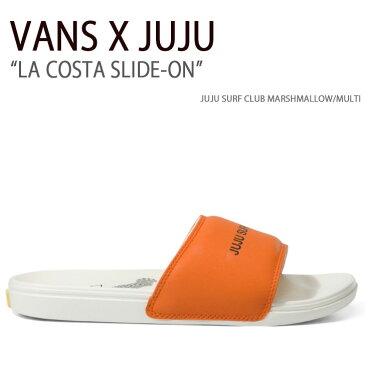 VANS X JUJU バンズ ジュジュ サンダル LA COSTA SLIDE-ON JUJU SURF CLUB MARSHMALLOW MULTI ラコスタ ヴァンズ シューズ メンズ レディース VN0A5HF5YQ1【中古】未使用品