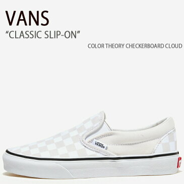 VANS バンズ スニーカー CLASSIC SLIP-ON VN0A5JMHCOI クラシック スリッポン CHECKERBOARD CLOUD チェッカーボードクラウド メンズ レディース 男性用 女性用 男女兼用【中古】未使用品