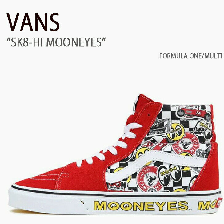 VANS oY Xj[J[ SH8-HI MOONEYES VN0A5JMJFON XP[gnC [ACY RED YELLOW bh CG[ Y fB[X jp p jpyÁzgpi