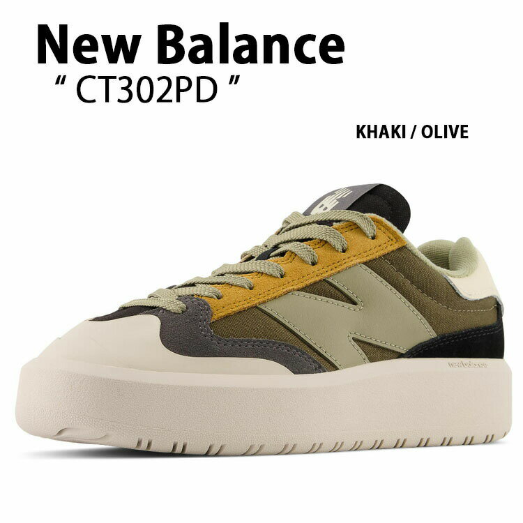 New Balance ニューバランス スニーカー 302 CT302PD KHAKI OLIVE BROWN シューズ カーキ オリーブ ブラウン レトロデザイン メンズ レディース【中古】未使用品